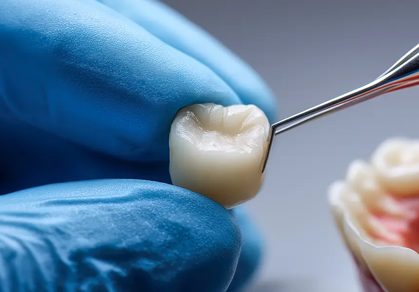 人工歯の作製・装着